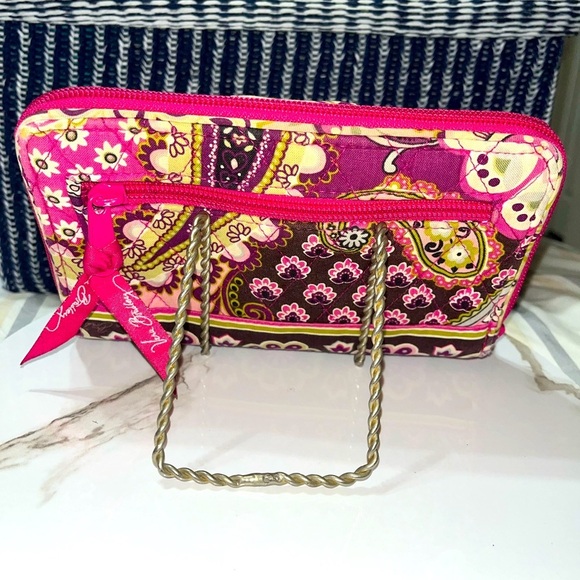 Vera Bradley Berry Paisley Turn Lock Wallet - Picture 6 of 14